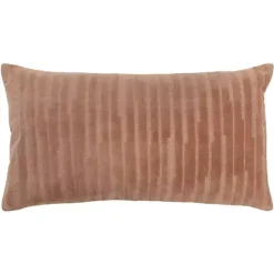 Pillows>Kirklands Home Asymmetrical Stripe Lumbar Pillow Brown