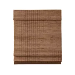 Kirklands Home Bamboo Light Filtering Roman Shade, 33 in. Brown Online