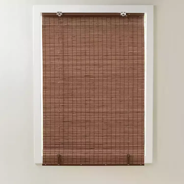 Kirklands Home Bamboo Light Filtering Roman Shade, 33 in. Brown Online