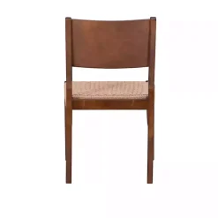 Kirklands Home Basketweave Wood Dining Chairs, Set of 2 Brown Hot