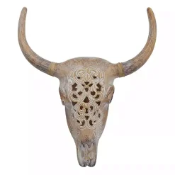 Kirklands Home Bohemian Bull Wall Plaque Brown Sale