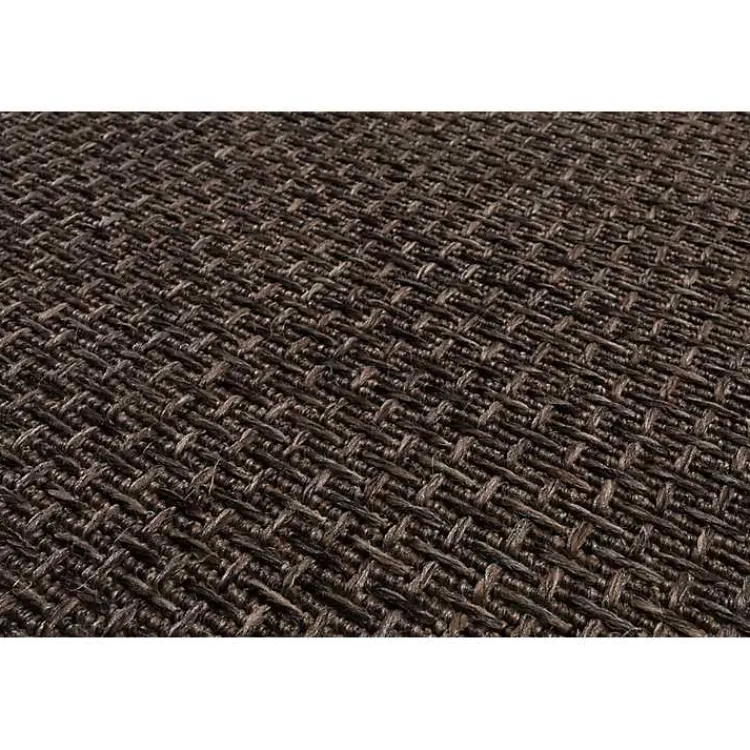 Kirklands Home Bordered Outdoor Area Rug, 6x9 Brown Best