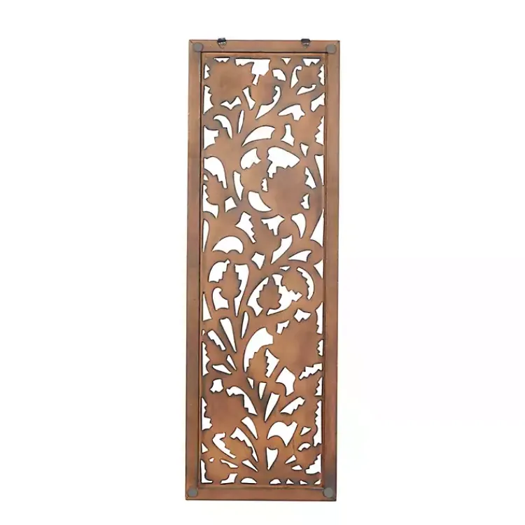 Kirklands Home Botanical Wood Panel Wall Plaque Brown Best