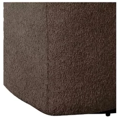 Kirklands Home Boucle Barrel Swivel Accent Chair Brown Sale