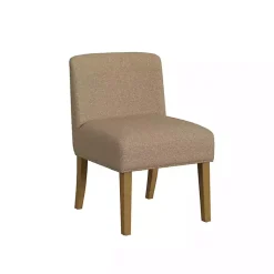 Kirklands Home Boucle Upholstered Dining Chair Brown