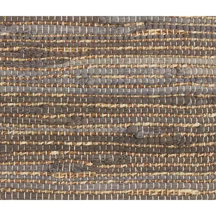 Pillows>Kirklands Home Chindi Woven Jute Throw Pillow Brown