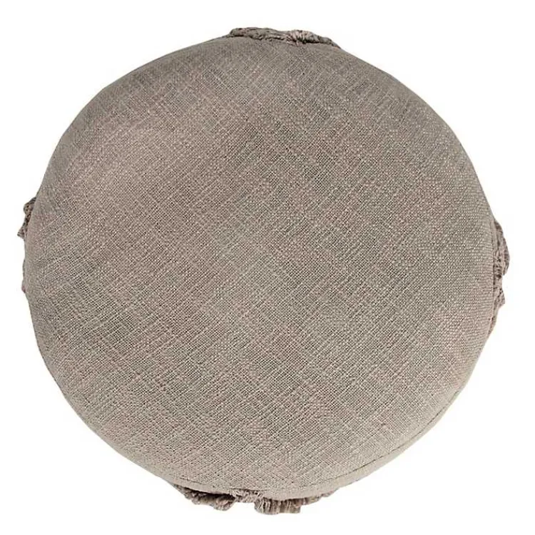 Poufs & Floor Cushions>Kirklands Home Diamond Tufted Pouf Brown