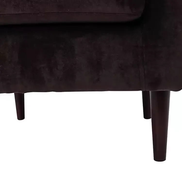 Kirklands Home Ellen Rolled Arms Accent Chair Brown Best