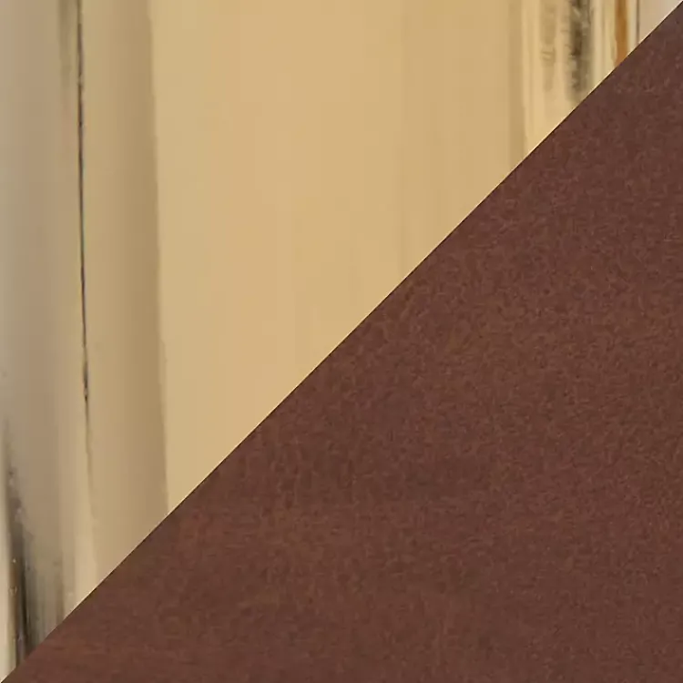 Kirklands Home Faux Leather & Gold Marshall Office Chair Brown Sale