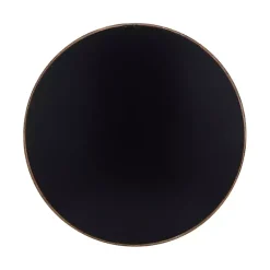 Kirklands Home Brown Fir Wood Round Wall Mirror Best