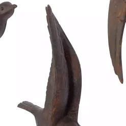 Kirklands Home Flying Birds Wall Sculptures, Set of 3 Brown Best