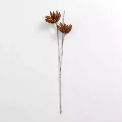Stems & Bouquets>Kirklands Home Foam Flower Spray Brown