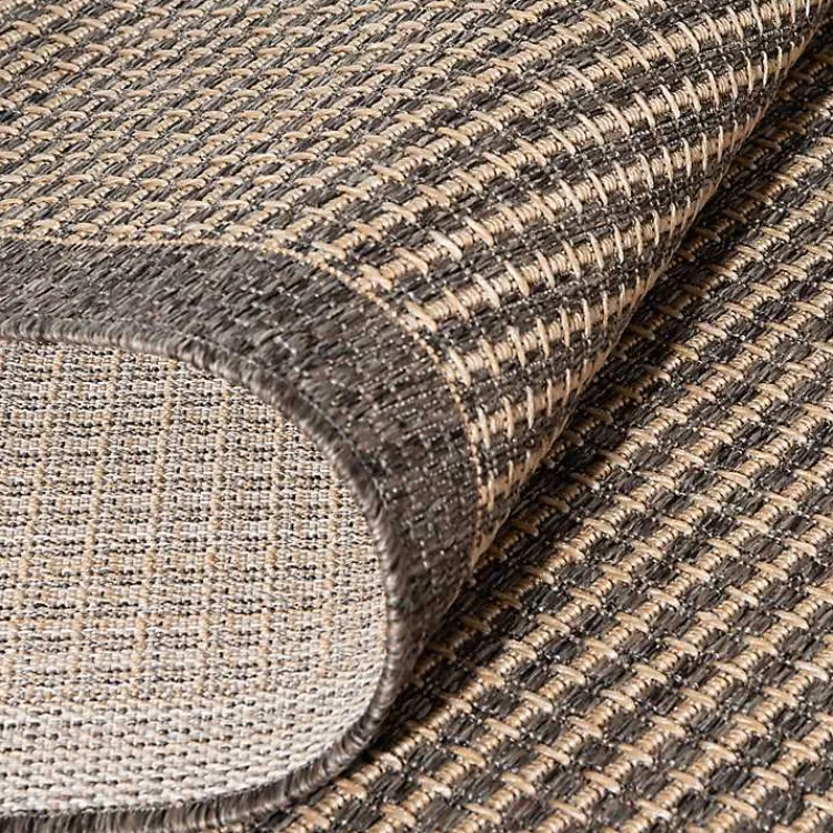 Kirklands Home Gather Indoor/Outdoor Area Rug, 5x7 Brown Sale