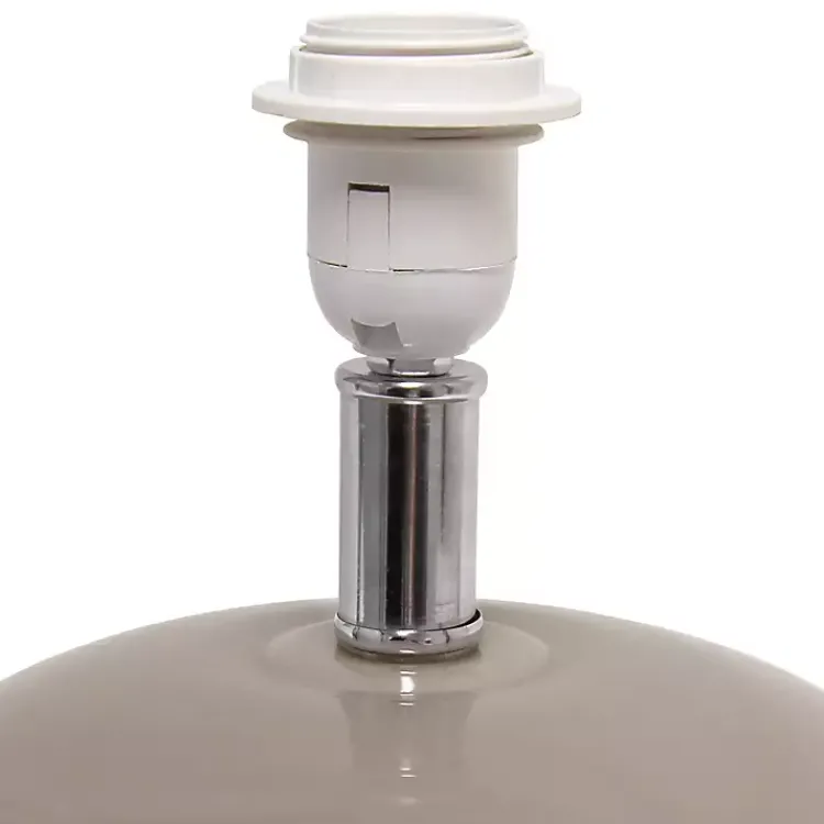 Kirklands Home Glass Short Oval Table Lamp Brown Discount