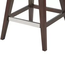 Kirklands Home Ivey High Wingback Swivel Counter Stool Brown Discount