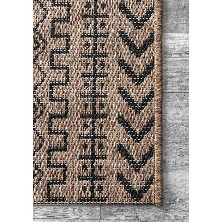 Kirklands Home Jamie Outdoor Area Rug, 5x7 Brown Sale