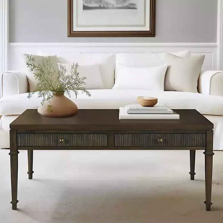 Kirklands Home Kenna Coffee Table Brown Best