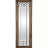Kirklands Home Brown Larissa Arched Window Leaning Mirror
