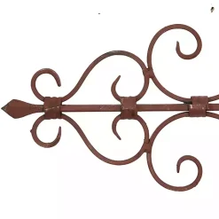 Kirklands Home Metal Scroll Panel Wall Plaque Brown Outlet