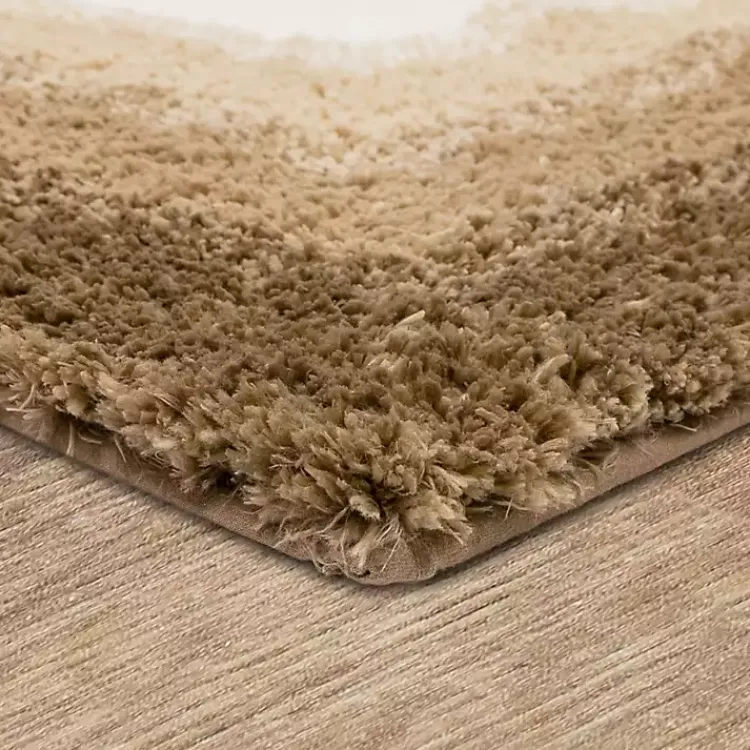 Kirklands Home Ombre Border Bath Mat, 2x4 Brown Sale