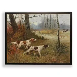 Kirklands Home Brown Pointer Dogs Framed Art Print Best