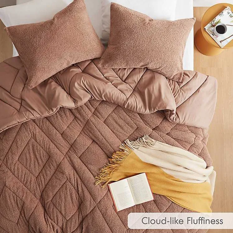 Kirklands Home Quilted Teddy 3-pc. Full/Queen Comforter Set Brown Online