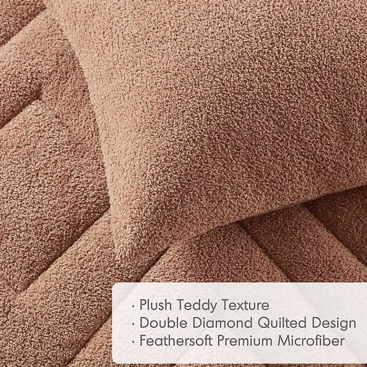 Kirklands Home Quilted Teddy 3-pc. Full/Queen Comforter Set Brown Online