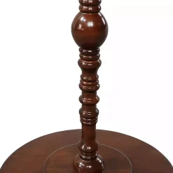 Kirklands Home Santel Spindle Accent Table Brown New
