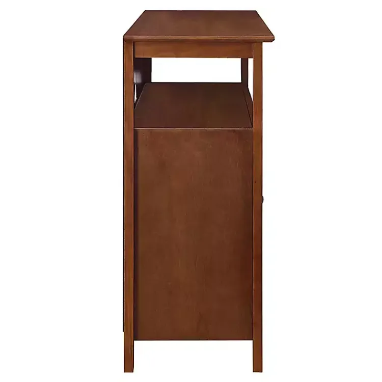 Kirklands Home Tiered Deluxe Cali Media Cabinet Brown Discount