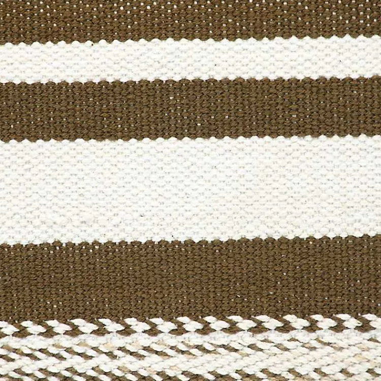 Pillows>Kirklands Home Brown Transitional Stripe Pillow