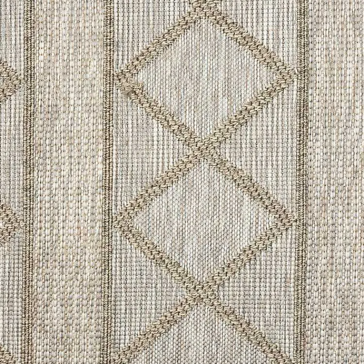 Kirklands Home Brown Transitional Stripes Outdoor Rug, 8x10 Best