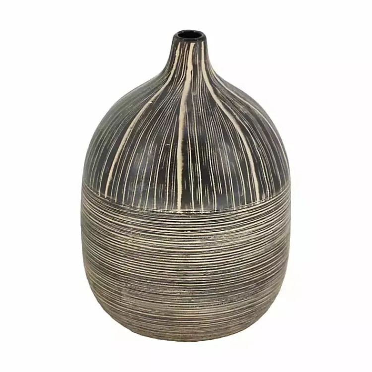 Vases>Kirklands Home Tribal Vase Brown