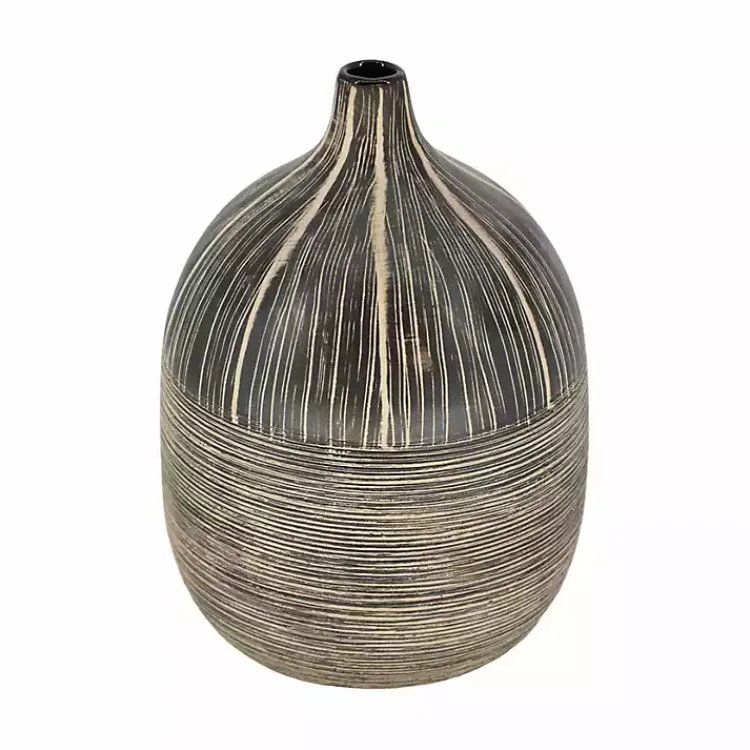 Vases>Kirklands Home Tribal Vase Brown