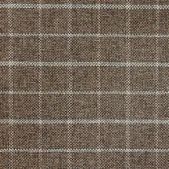 Kirklands Home Windowpane Upholstered Counter Stool Brown New