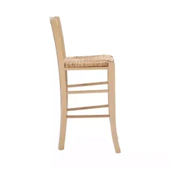 Kirklands Home Wood and Seagrass Counter Stools, Set of 2 Brown Best