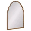 Kirklands Home Brown Wood Arch Hogan Wall Mirror Outlet