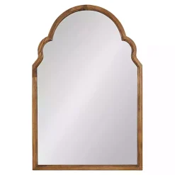 Kirklands Home Brown Wood Arch Hogan Wall Mirror Outlet