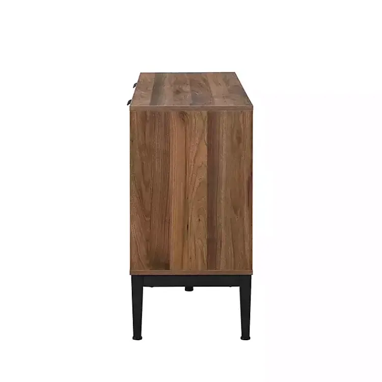 Kirklands Home Wood Chevron 4-Door Sideboard Brown Online