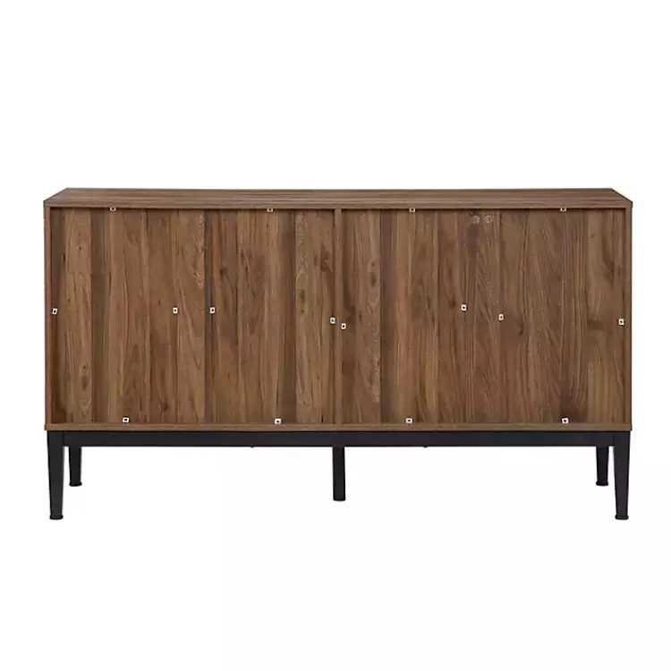 Kirklands Home Wood Chevron 4-Door Sideboard Brown Online