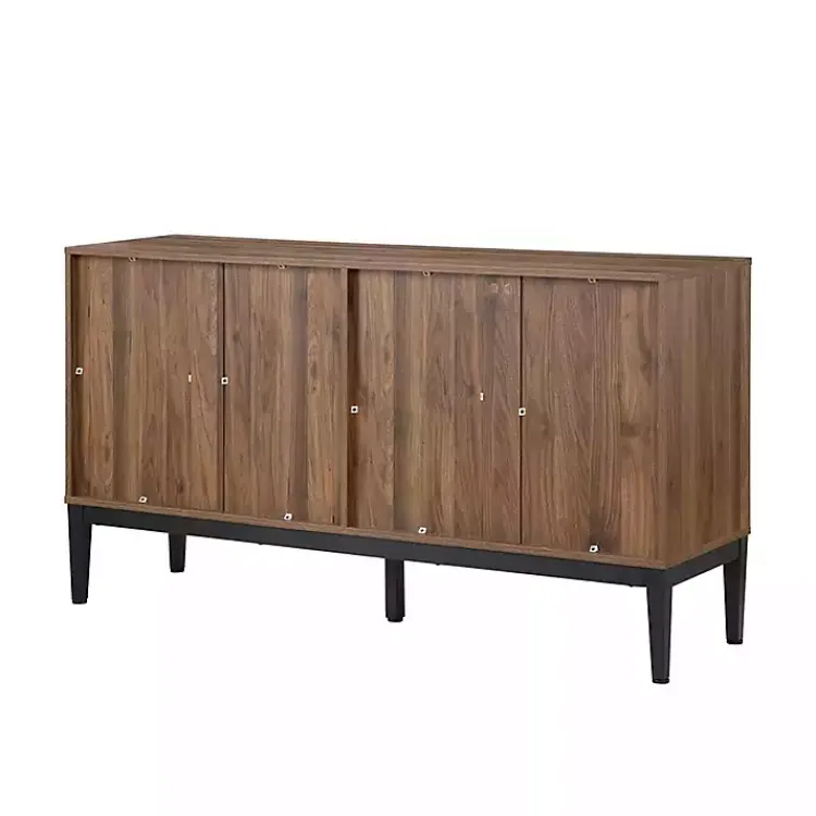 Kirklands Home Wood Chevron 4-Door Sideboard Brown Online