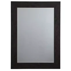 Kirklands Home Brown Wood Framed Beveled Edge Wall Mirror