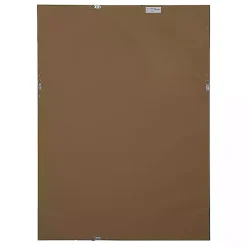 Kirklands Home Brown Wood Framed Beveled Edge Wall Mirror
