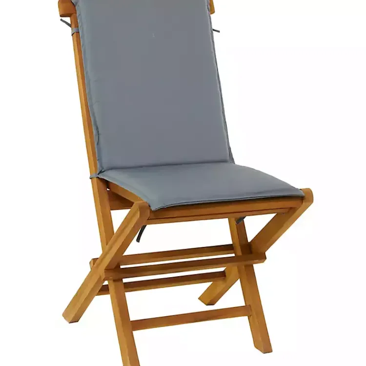 Kirklands Home Wood Outdoor Folding Dining Chairs, Set of 2 Brown Best