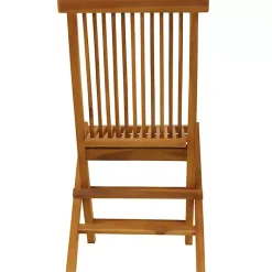 Kirklands Home Wood Outdoor Folding Dining Chairs, Set of 2 Brown Best