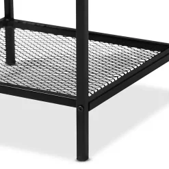 Kirklands Home Wood Raised Edge Side Table Brown