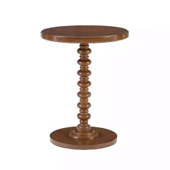 Kirklands Home Wood Spindle Side Table Brown Sale