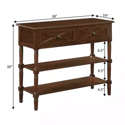 Kirklands Home Wood Traditional Console Table Brown Online
