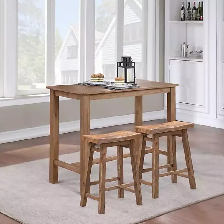 Kirklands Home Wooden Saddle Seat Counter Stool Brown Best