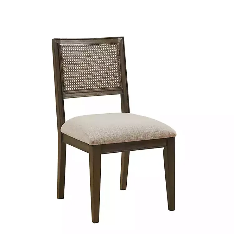 Kirklands Home Woven Back Dining Chairs, Set of 2 Brown