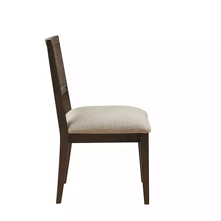 Kirklands Home Woven Back Dining Chairs, Set of 2 Brown
